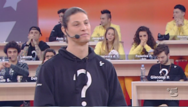 Nick nella puntata di Amici 13 del 1 febbraio